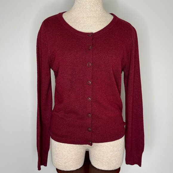 Monsoon Women's Button Long Sleeve Crew Neck Cardigan Size 8 - Picture 1 of 8